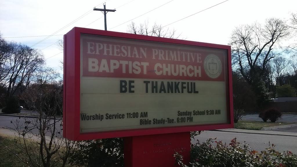 Ephesian Primitive Baptist Church | Nashville, TN 37208, USA | Phone: (615) 320-0621