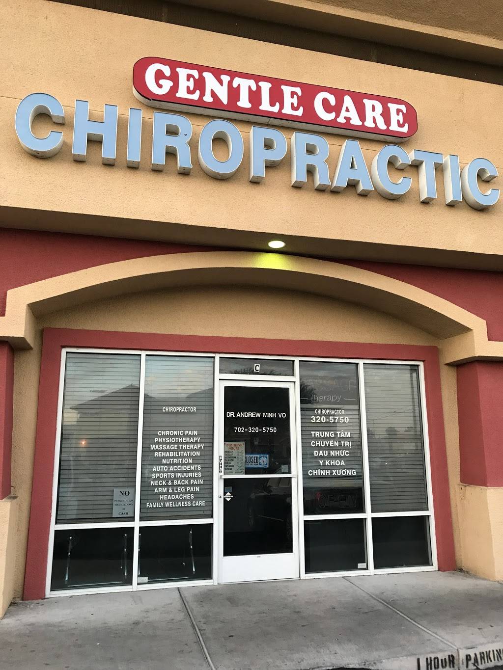 Gentle Care Chiropractic | 5700 Spring Mountain Rd # C, Las Vegas, NV 89146 | Phone: (702) 320-5750