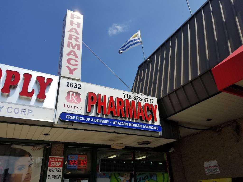 Dannys Pharmacy | 1632 Bruckner Blvd, The Bronx, NY 10473, USA | Phone: (718) 328-6777