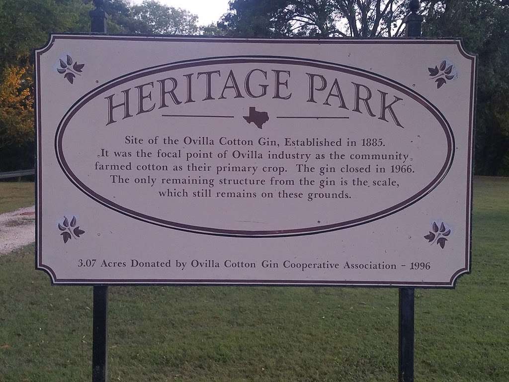 Heritage Park | 675 W Main St, Ovilla, TX 75154