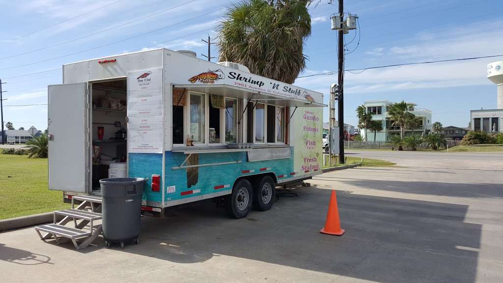 Shrimp N Stuff Food Truck | 16510 Jamaica Beach Rd, Jamaica Beach, TX 77554 | Phone: (409) 539-2459