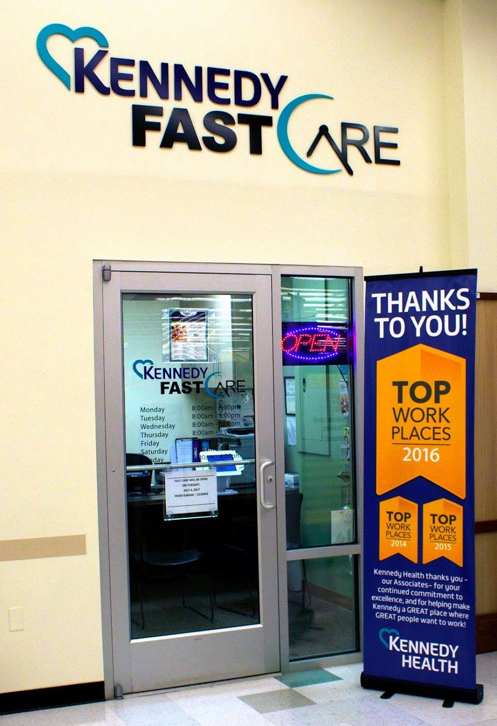 Kennedy FastCare | 100 E Black Horse Pike, Audubon, NJ 08106, USA | Phone: (844) 542-2273