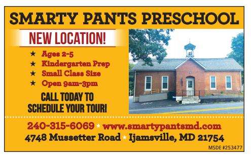 Smarty Pants Preschool | 4748 Mussetter Rd, Ijamsville, MD 21754, USA | Phone: (240) 315-6069
