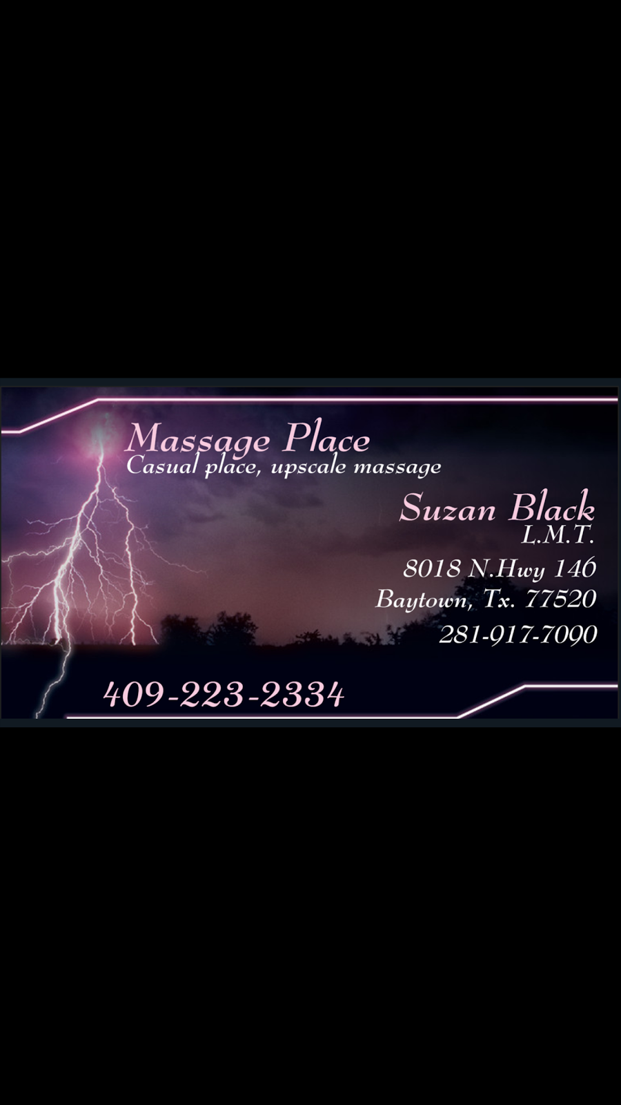 Massage Place | 77523,, 8018 TX-146, Baytown, TX 77521, USA | Phone: (409) 223-2334