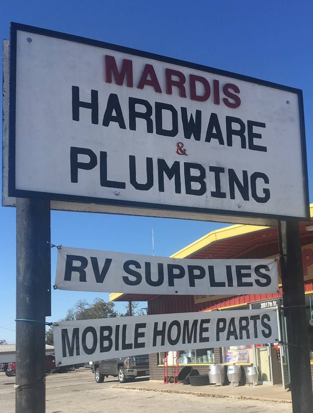 Mardis Hardware & Plumbing | 3001 7th St, Bay City, TX 77414, USA | Phone: (979) 245-5531