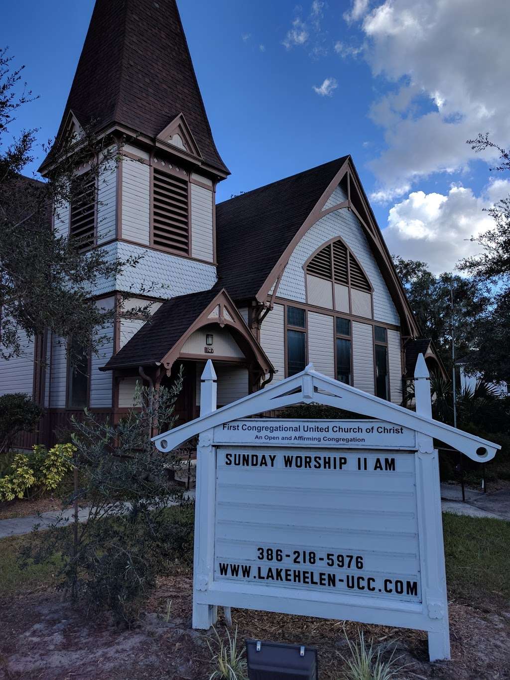 First Congregational United Church of Christ | 107 S Euclid Ave, Lake Helen, FL 32744, USA | Phone: (386) 218-5976