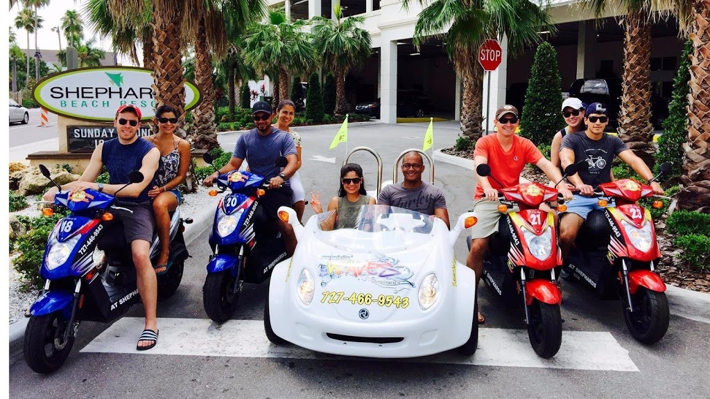 Clearwater Beach Scooter and Bike Rentals | 619 S Gulfview Blvd, Clearwater, FL 33767, USA | Phone: (727) 466-9543