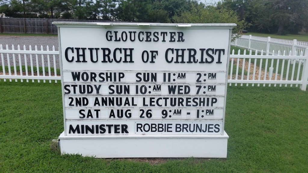 Gloucester Church of Christ | 2432 Hayes Rd, Hayes, VA 23072, USA | Phone: (804) 642-6050