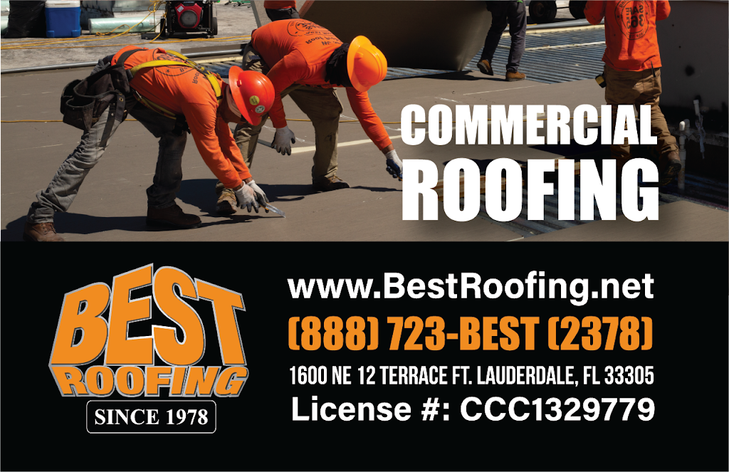 Best Roofing Services, LLC. | 1600 NE 12th Terrace, Fort Lauderdale, FL 33305, USA | Phone: (888) 892-2378