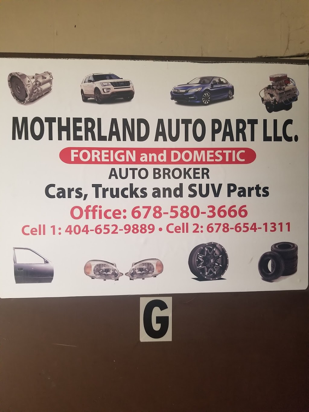 Motherlandautoparts.com | 2182 Coffee Rd ste g, Lithonia, GA 30058, USA | Phone: (404) 652-9889