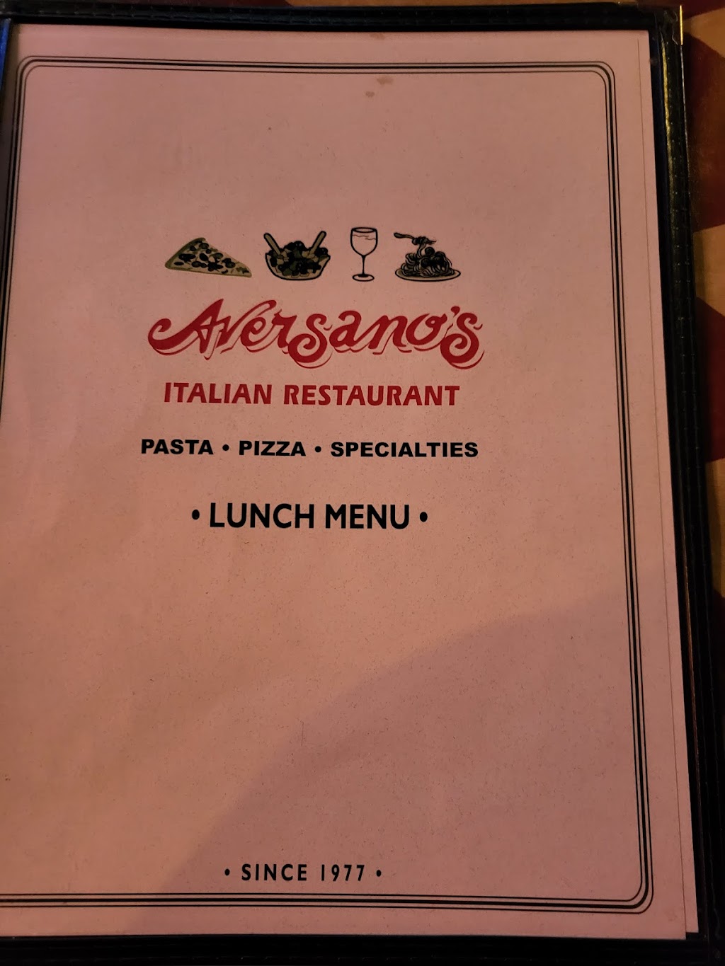 Aversanos Italian Restaurant | 6015 Parker Rd E, Sumner, WA 98390, USA | Phone: (253) 863-3618