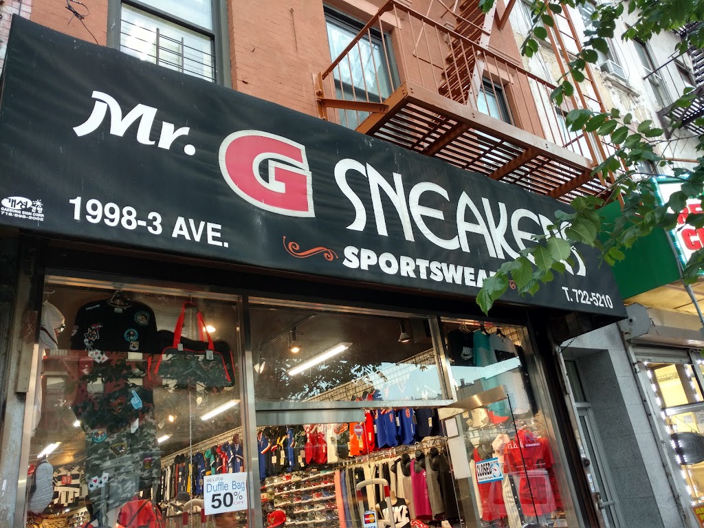 Mr G Sneakers | 1998 3rd Ave, New York, NY 10029 | Phone: (212) 722-5210