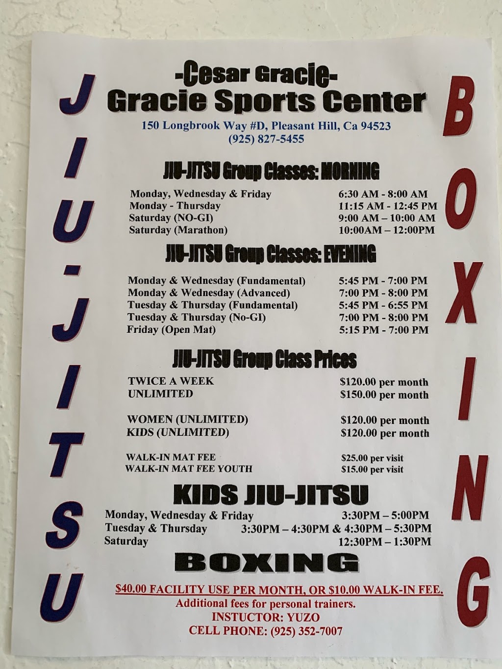 Cesar Gracie Jiu Jitsu | 150 Longbrook Way # D, Pleasant Hill, CA 94523, USA | Phone: (925) 827-5455
