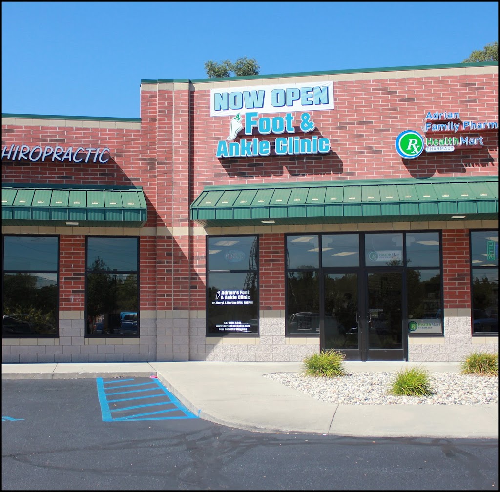 DocMartins Foot & Ankle Clinics | 1325 N Main St, Adrian, MI 49221, USA | Phone: (517) 879-4241