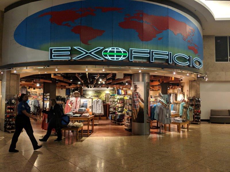 ExOfficio - Sea-Tac Intl Airport | 17801 Pacific Highway S Newly Remodeled Location In Central Terminal next to B Gates, Seattle, WA 98158, USA | Phone: (206) 242-9696