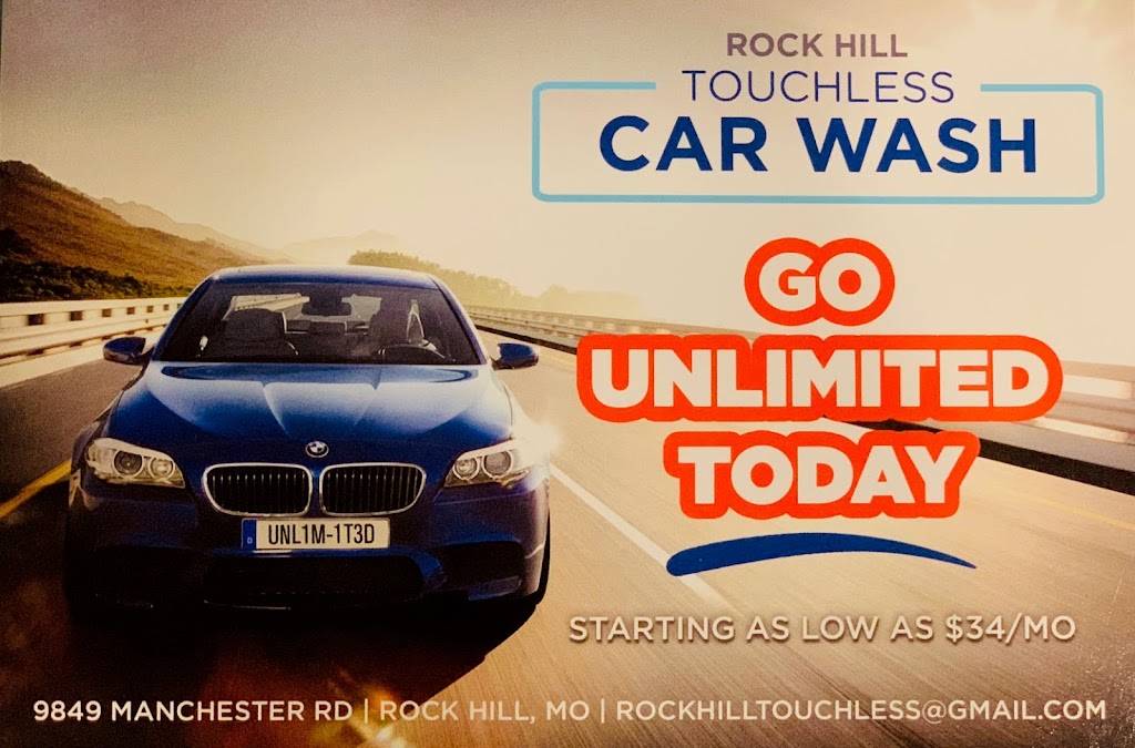 Rock Hill Touchless Car Wash | 9849 Manchester Rd, St. Louis, MO 63119, USA | Phone: (314) 961-4589