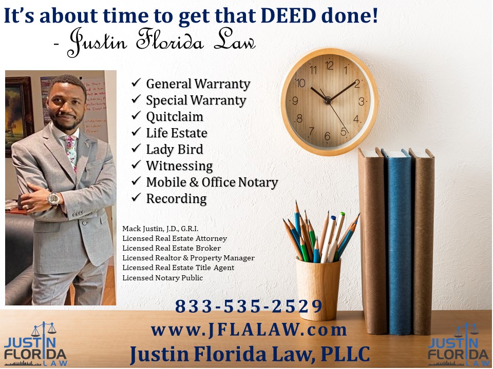 Justin Florida Law, PLLC | Real Estate Law, Closing & Title | 1111 Oakfield Dr #115D, Brandon, FL 33511, USA | Phone: (833) 535-2529