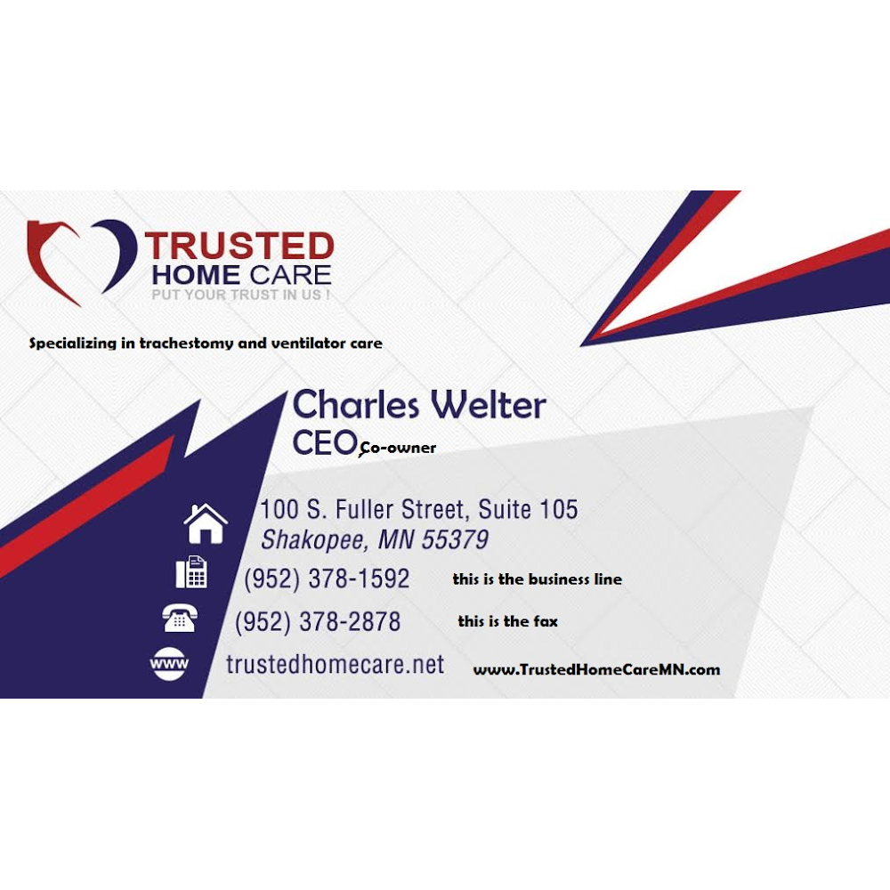 Trusted Home Care, LLC | 100 Fuller St S #105, Shakopee, MN 55379, USA | Phone: (952) 378-1592