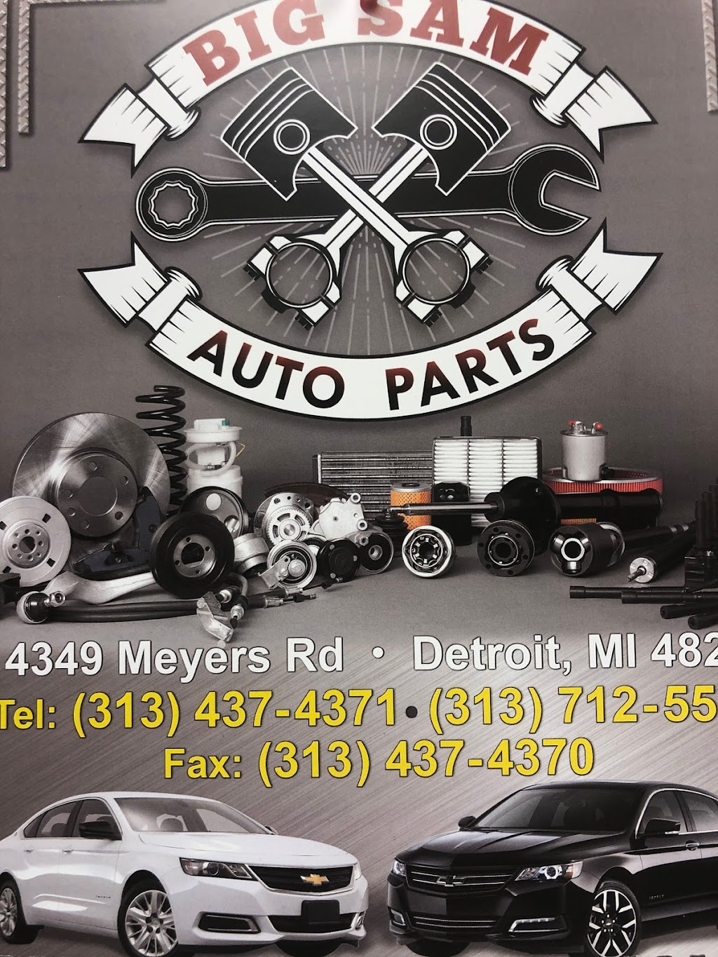 Big Sam Auto Parts | 14349 Meyers Rd, Detroit, MI 48227, USA | Phone: (313) 437-4371