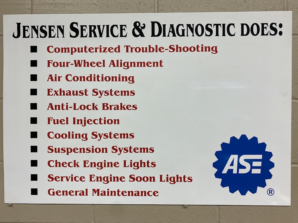 Jensen Service & Diagnostic | 1307 S 120th St, Omaha, NE 68144, USA | Phone: (402) 333-9999