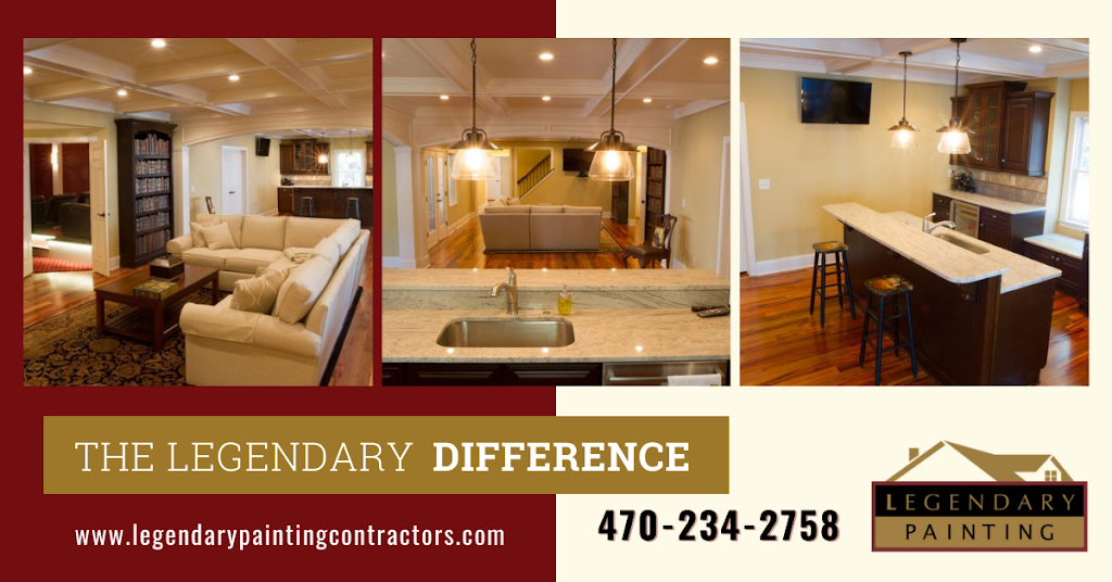 Legendary Painting Contractors | 4025 Ironhill Ln, Woodstock, GA 30189, USA | Phone: (470) 234-2758