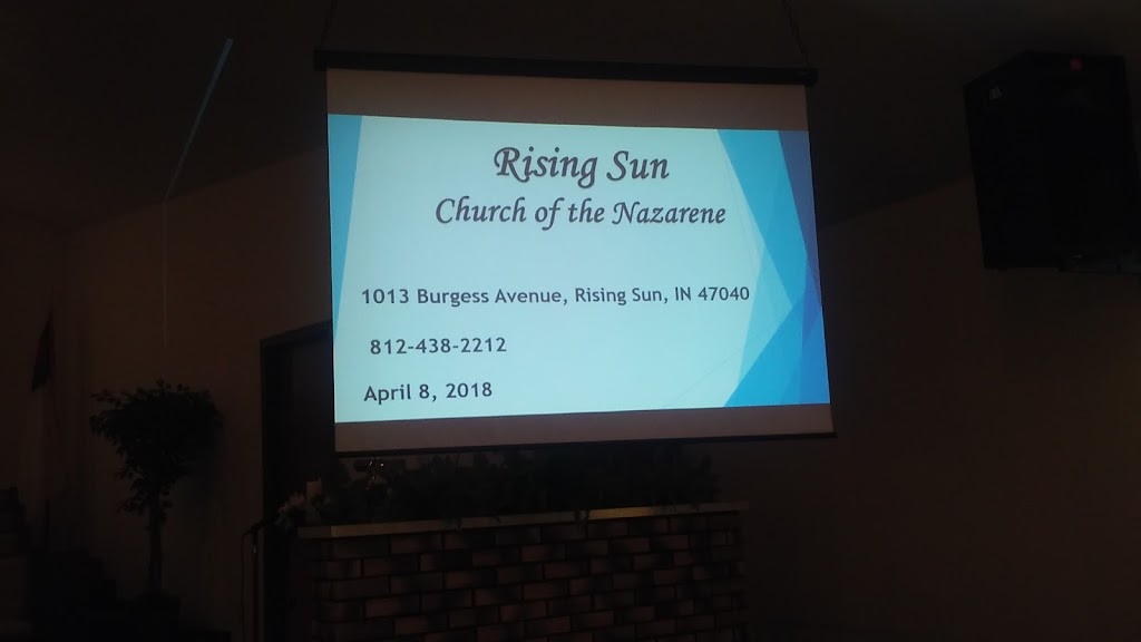 Church of the Nazarene | Burgess Ave, Rising Sun, IN 47040, USA | Phone: (812) 438-2681