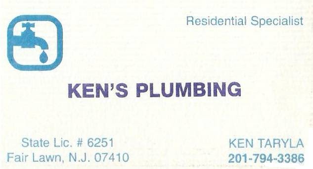 Ken Taryla Plumbing | 1-05 Lambert Rd, Fair Lawn, NJ 07410, USA | Phone: (201) 794-3386