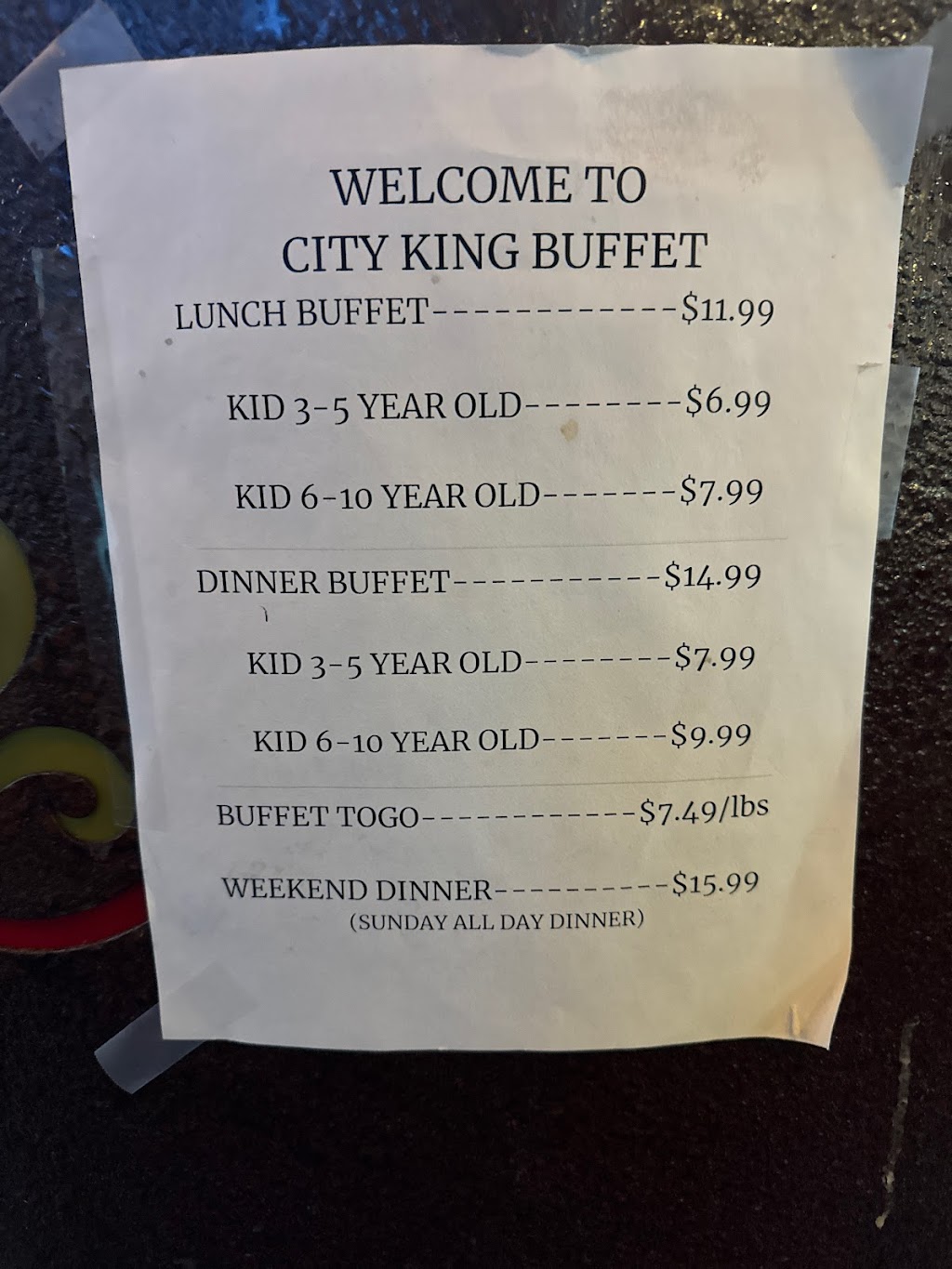 City King Buffet | 705 Maysville Rd, Mt Sterling, KY 40353, USA | Phone: (859) 498-8088