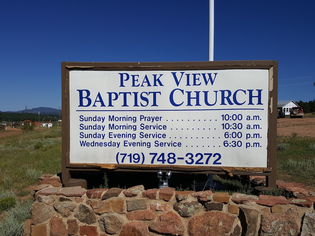 Peak View Baptist Church | 2001 Co Rd 31, Florissant, CO 80816, USA | Phone: (719) 748-3272