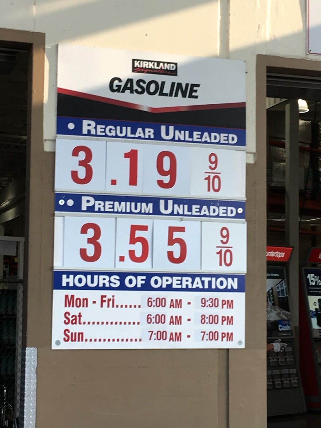 Costco Gas Station | 11260 White Rock Rd, Rancho Cordova, CA 95742, USA | Phone: (916) 724-2240