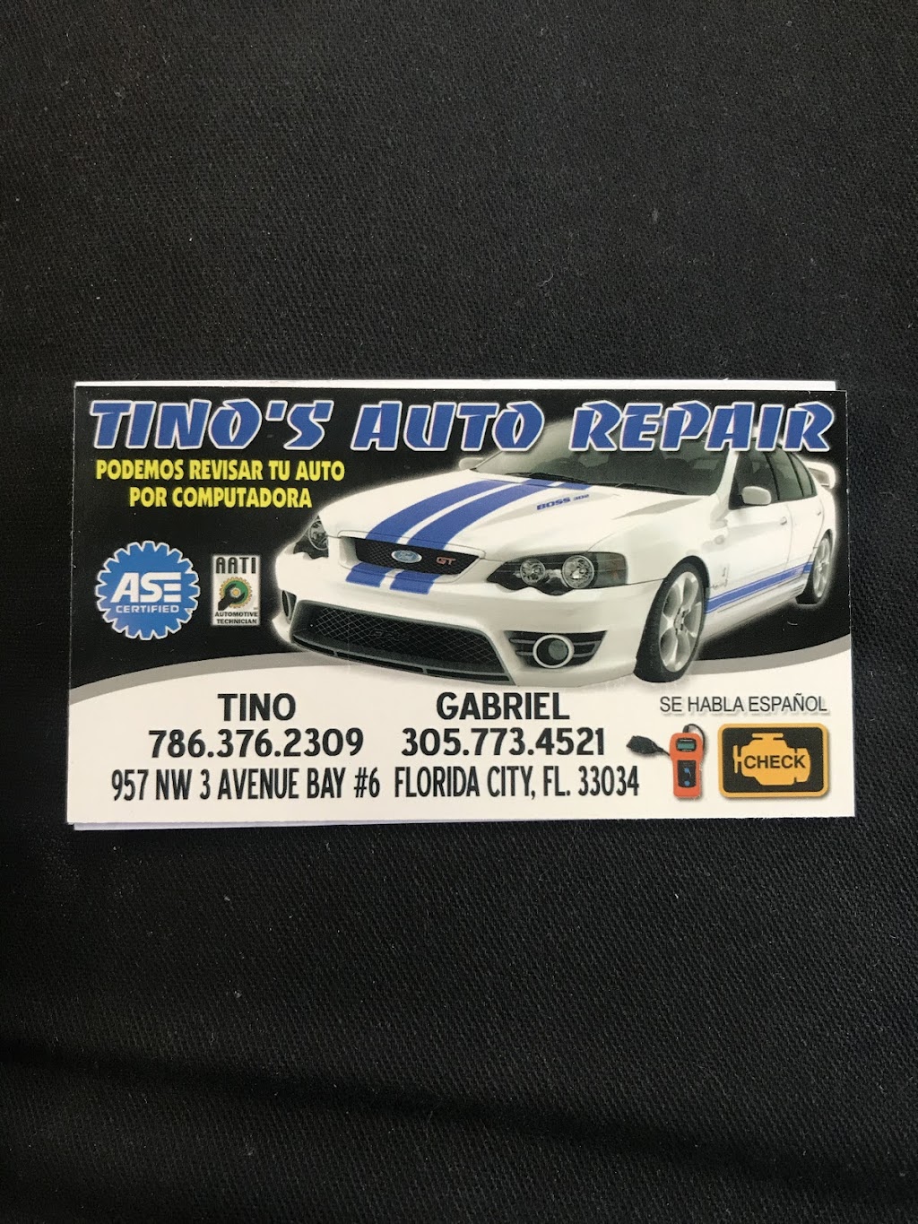 Tinos Auto Repair | 957 NW 3rd Ave # 6, Florida City, FL 33034, USA | Phone: (786) 376-2309