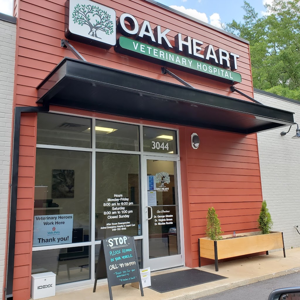 Oak Heart Veterinary Hospital at Dixie Trail | 3044 Medlin Dr, Raleigh, NC 27607, USA | Phone: (919) 781-5977