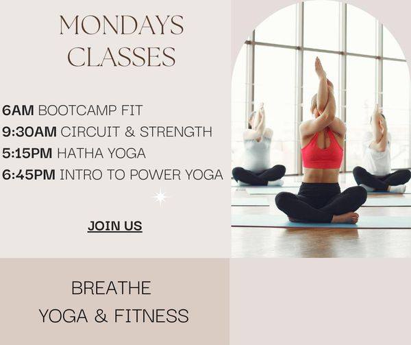 Breathe Yoga & Fitness | 239 St Catharines St, Smithville, ON L0R 2A0, Canada | Phone: (905) 399-5377