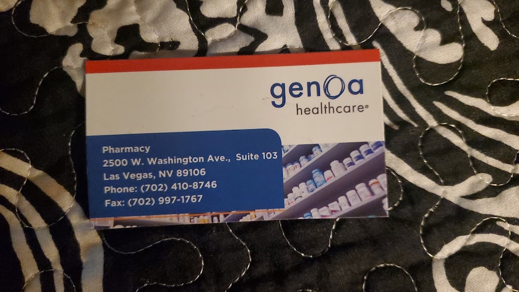 Genoa Healthcare | 2500 W Washington Ave, Las Vegas, NV 89106, USA | Phone: (702) 410-8746