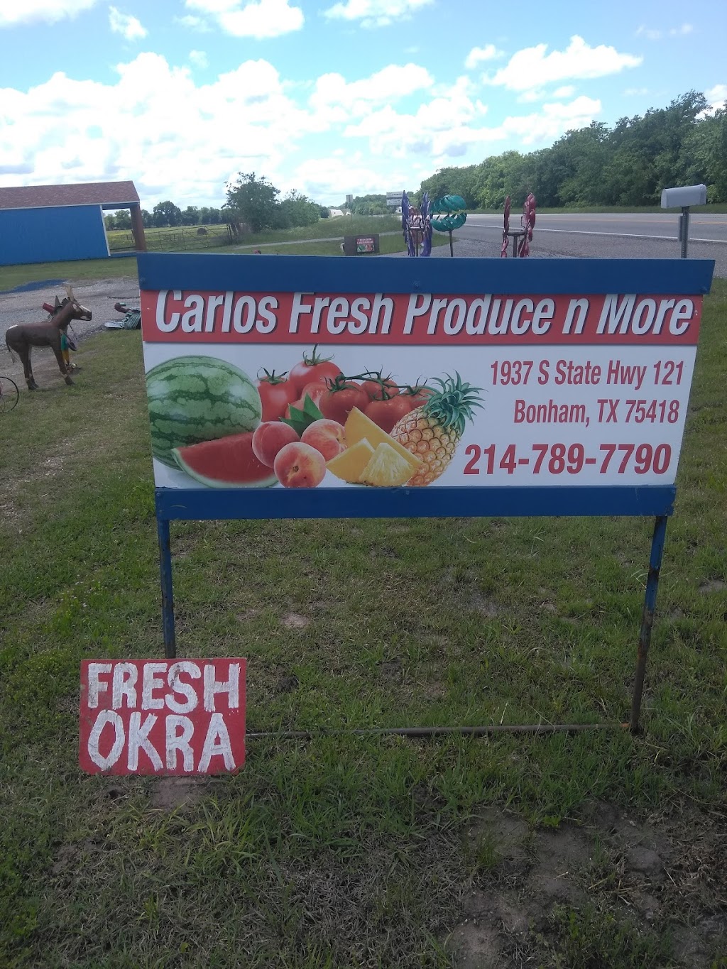 Carlos fresh produce | 1937 S st, State Hwy 121, Bonham, TX 75418, USA | Phone: (214) 789-7790
