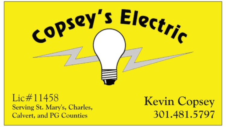 Copsey’s Electric LLC | 27046 Mechanicsville Rd, Mechanicsville, MD 20659, USA | Phone: (301) 481-5797