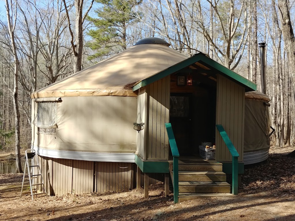 The Yurt at Frog Pond Farm | 2800 Austin Quarter Rd, Graham, NC 27253, USA | Phone: (336) 212-1588