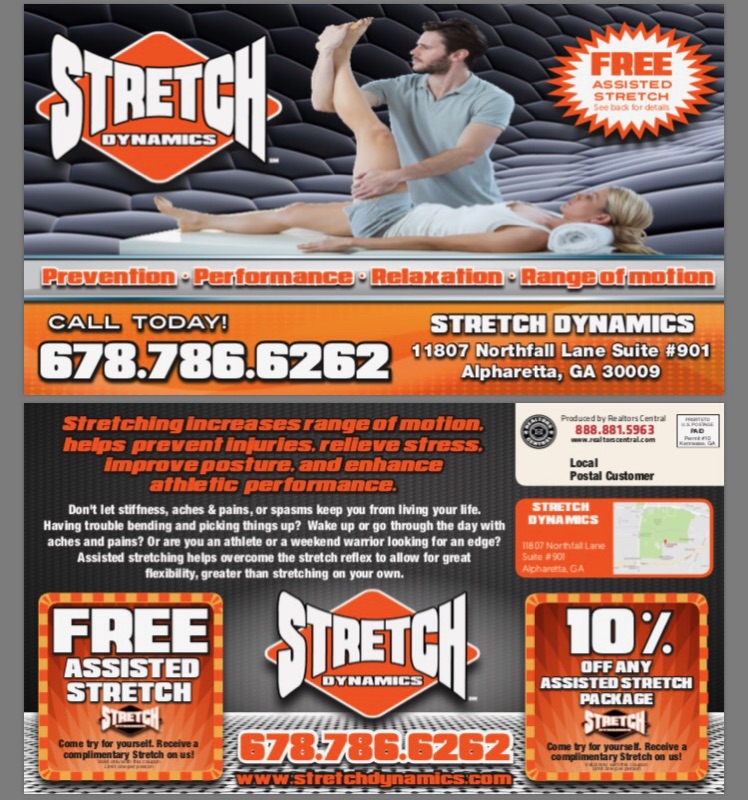 Stretch Dynamics Alpharetta | 11807 Northfall Ln #901, Alpharetta, GA 30009, USA | Phone: (678) 786-6262