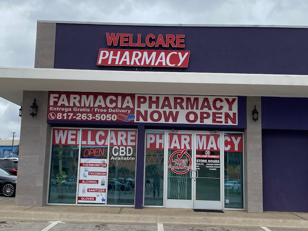 Wellcare Pharmacy | 4200 South Fwy # 26, Fort Worth, TX 76115, USA | Phone: (817) 263-5050