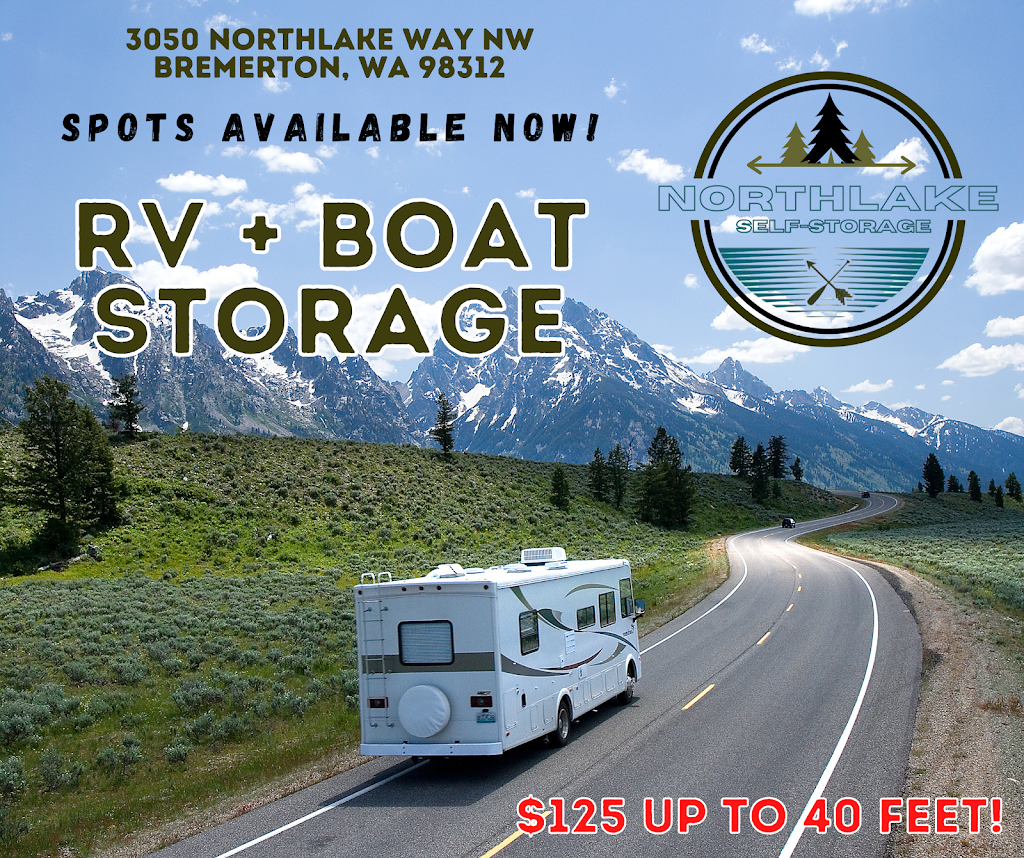 Northlake Self-Storage | 3050 Northlake Way NW, Bremerton, WA 98312 | Phone: (360) 551-8450