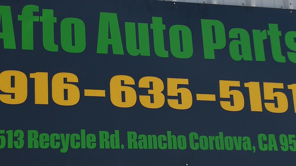 Afto Auto Parts | 3513 Recycle Rd STE B, Rancho Cordova, CA 95742, USA | Phone: (916) 635-5151