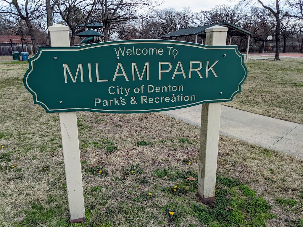 Milam Park | 256 Mockingbird Ln, Denton, TX 76209, USA | Phone: (940) 349-7275