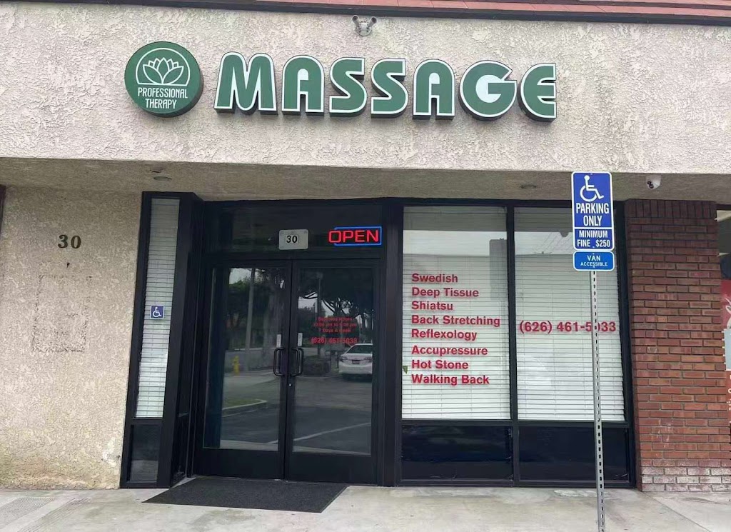 Professional Therapy Massage | 30 Las Tunas Dr, Arcadia, CA 91007, USA | Phone: (626) 461-5033