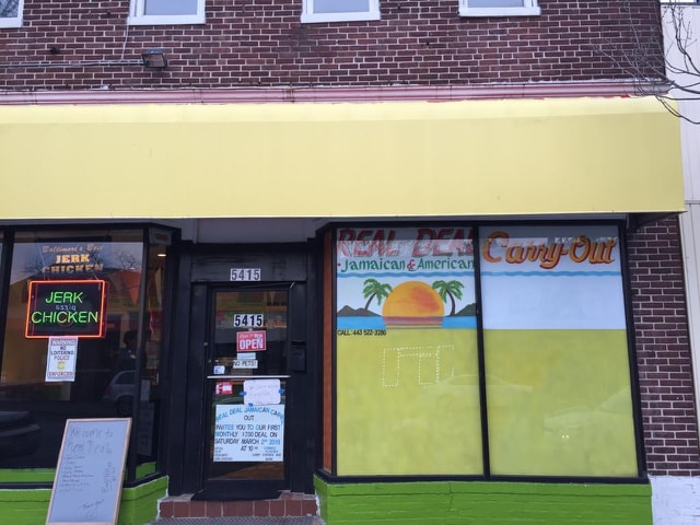 Real Deal Jamaican & American Carry Out | 5415 York Rd, Baltimore, MD 21212, USA | Phone: (667) 930-3063