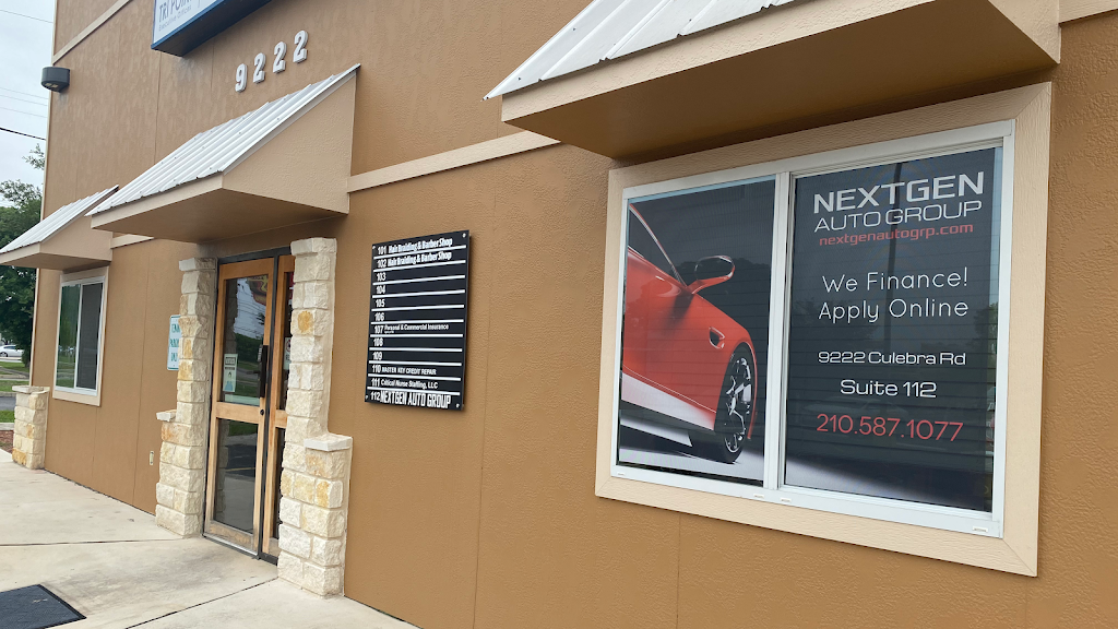 Nextgen Auto Group | 9222 Culebra Rd #112, San Antonio, TX 78251 | Phone: (210) 587-1077