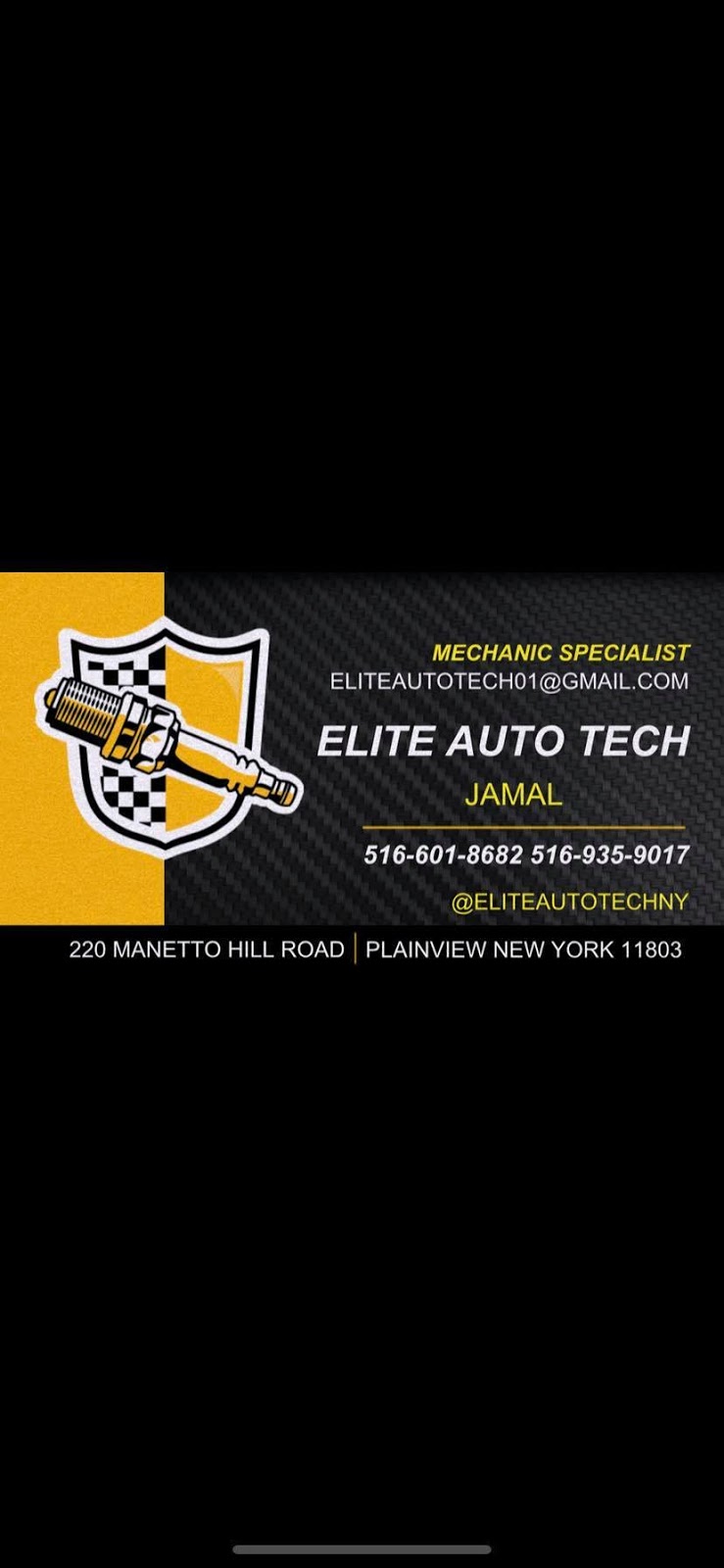 Elite Auto Tech | 220 Manetto Hill Rd, Plainview, NY 11803, USA | Phone: (516) 601-8682