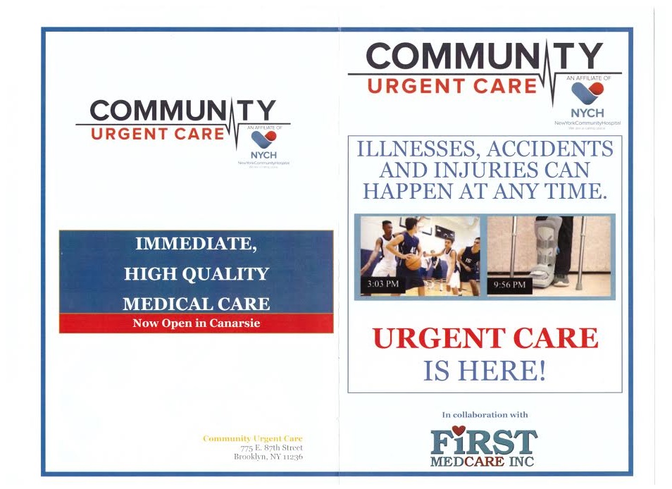 Community Urgent Care | 775 E 87th St, Brooklyn, NY 11236, USA | Phone: (718) 257-2648