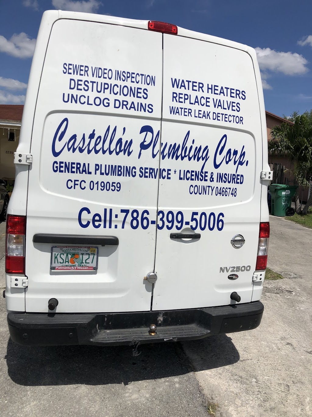 Castellon Plumbing Corp | 9841 NW 130th St, Hialeah, FL 33018, USA | Phone: (786) 399-5006