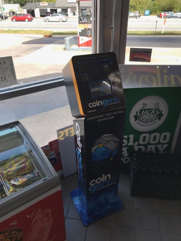 CoinGenie Bitcoin ATM | 589 Concord Pkwy N, Concord, NC 28027, USA | Phone: (833) 436-4326