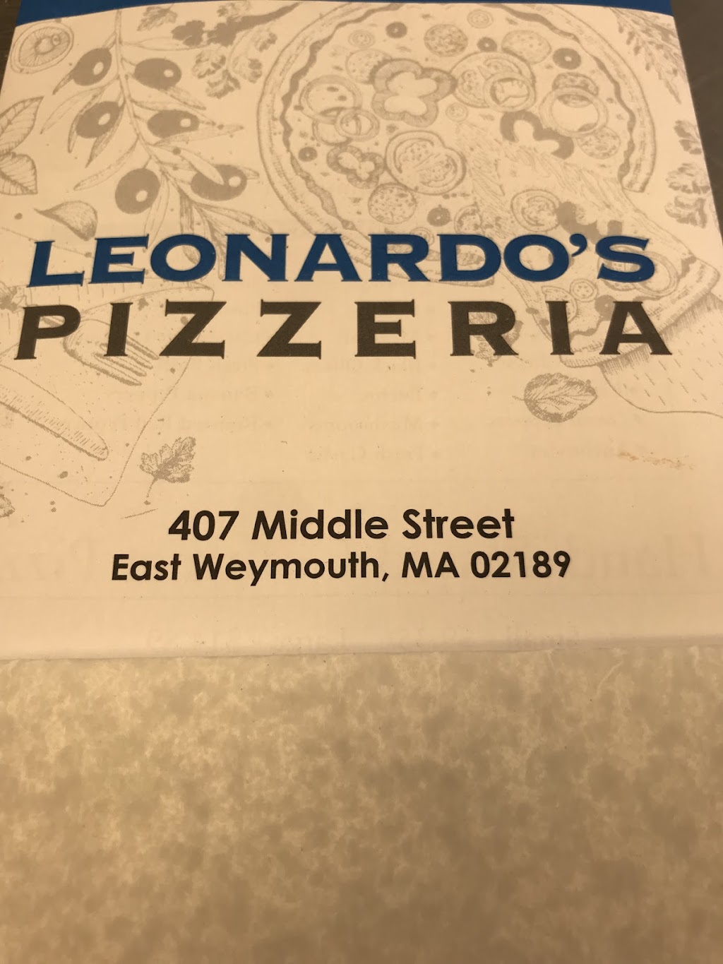 Leonardos Pizzeria | 407a Middle St, Weymouth, MA 02189, USA | Phone: (781) 817-3458